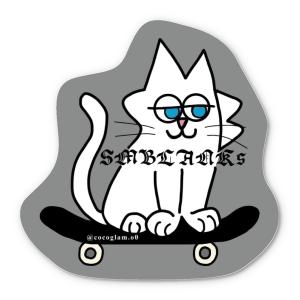 SMB 猫 グレー｜secondsk8