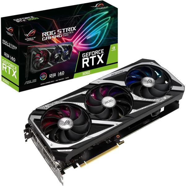 ASUS NVIDIA GeForce RTX 3060 搭載 ROG-STRIX-RTX3060-...