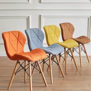 ダイニングチェア イームズチェア クッション付き デザイナーズ イームズモダンデザイン 天然木脚 イームズ椅子 北欧 おしゃれ デザイナーズ