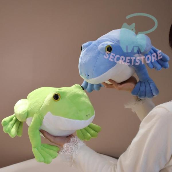カエル ぬいぐるみ かわいい リアル 蛙 抱き枕 クッション おもちゃ 癒し ふわふわ 置物 インテ...