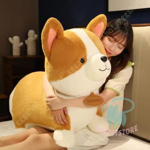 ぬいぐるみ 抱き枕 コーギー 動物 犬 抱きまくら クッション 可愛い ふわふわ 癒しグッズ かわい...