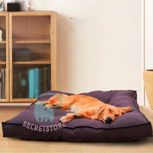 犬 ベッド 猫 ベッド ふわふわ 高反発 クッション スクエア型ペットベッド ぐっすり眠る 猫用 小...