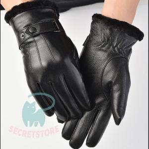 羊革+ウール スマホ対応可能   本革手袋　メンズ　グローブ　レザーグローブ　レザー手袋　裏起毛　glove　バイク手袋　バイクグローブ　レーシンググローブ｜secretstore