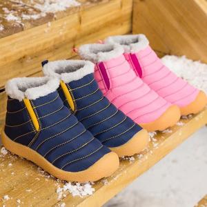 キッズブーツ ジュニア スノーブーツ スノーシューズ ボアブーツ ムートンブーツ 子供靴 シューズ ウインターブーツ 防寒 雪 スキー 男の子 女の子 子供 裏起毛｜secretstore