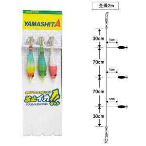 ヤマシタ　波止イカセット　５‐１　ＴＢ３本｜sector3