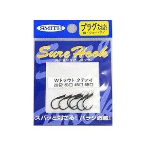 スミス　シュアーフック　タテアイ　Ｗ　トラウト　２‐Ｂ｜釣具屋 セクター