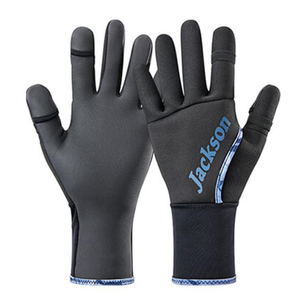 ジャクソン　アングラーズ防寒グローブ　ＢＬＣ　ブルーカモ　Ｍ