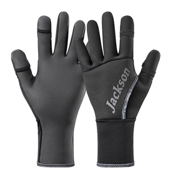 ジャクソン　アングラーズ防寒グローブ　ＧＲＣ　グレーカモ　Ｍ