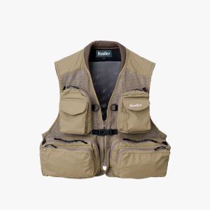 リバレイ　５３７９　ＲＶトラウトメッシュベスト　タン　Ｌ