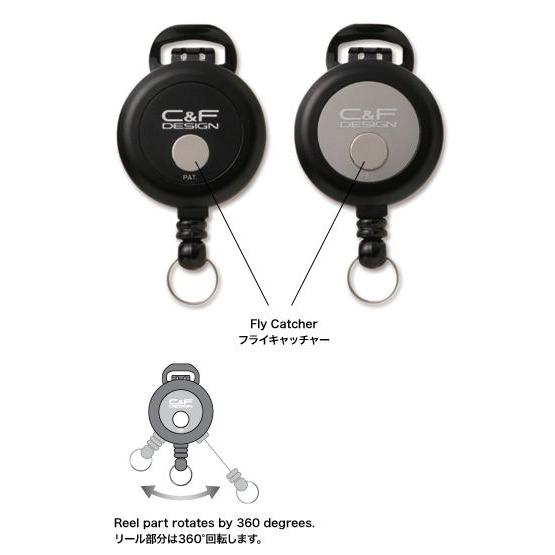 Ｃ＆Ｆデザイン　フレックスピンオンリール　ＣＦＡ-７２　シルバー