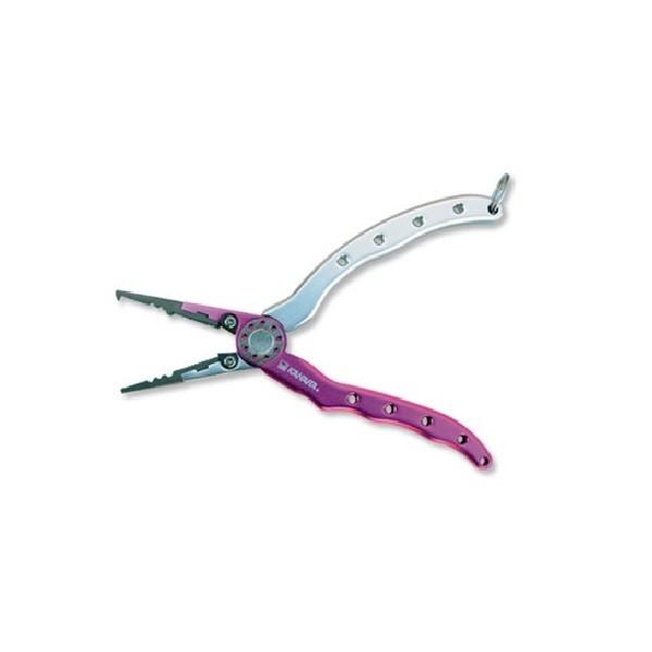 カハラ　６．５インチ　アルミプライヤースリム　ピンク／シルバー