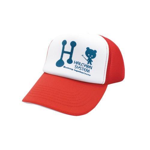 Ｈ．Ａ．Ｌ　ハルシオンシステム　アメリカンキャップ　レッド・ブルーロゴ