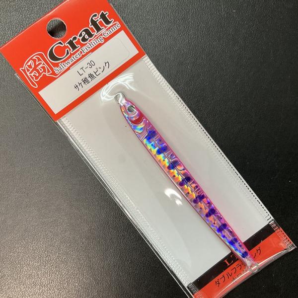 岡クラフト　岡ジグ　ＬＴ３０　サケ稚魚ピンク
