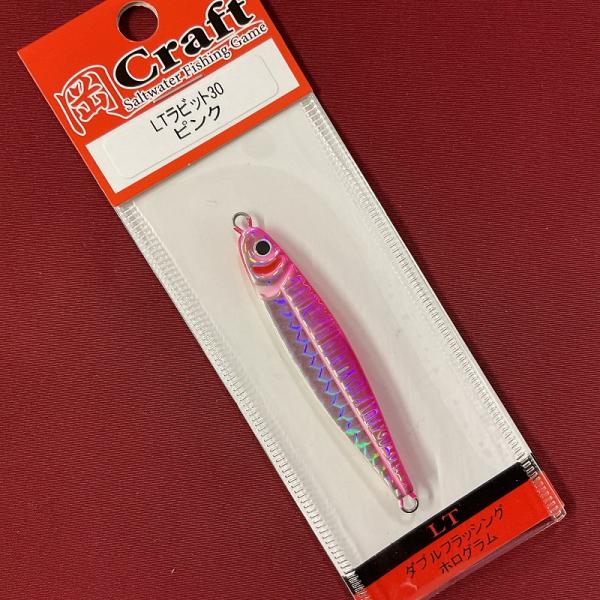 岡クラフト　岡ジグ　ＬＴラビット　３０ｇ　０６　ピンク