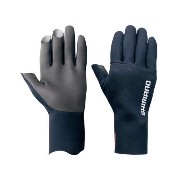 シマノ　ＧＬ‐０６１Ｍ　クロロプレンＥＸＳ　フィンガー３カットグローブ　ブラック　Ｍ　