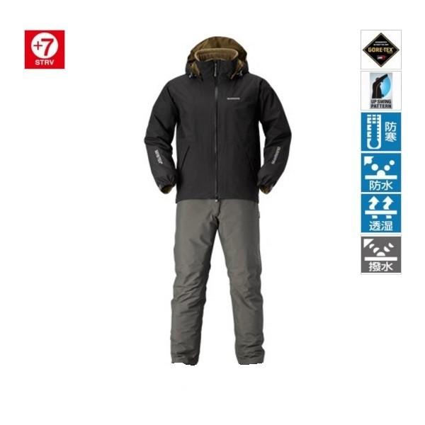 シマノ　ＲＢ-０１７Ｑ　ＧＯＲＥ‐ＴＥＸ　ベーシックウォームスーツ　ブラック　ＸＬ　