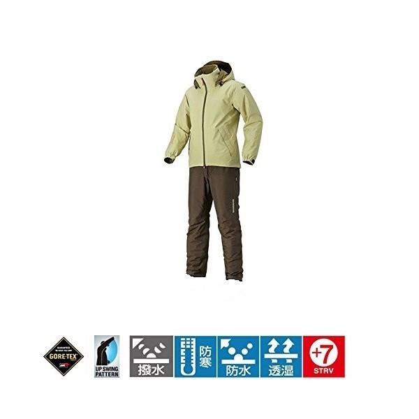 シマノ　ＲＢ-０１７Ｑ　ＧＯＲＥ‐ＴＥＸ　ベーシックウォームスーツ　サバンナベージュ　Ｌ　