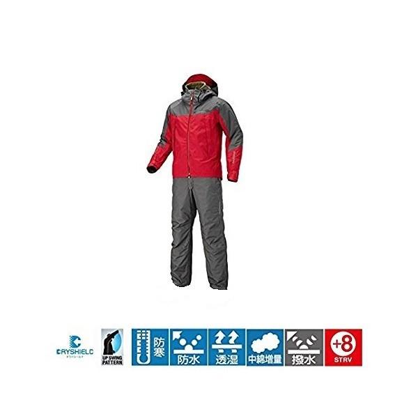 シマノ　ＲＢ‐０２５Ｑ　ＤＳアドバンスウォームスーツ　ジェスターレッド　ＸＳ　