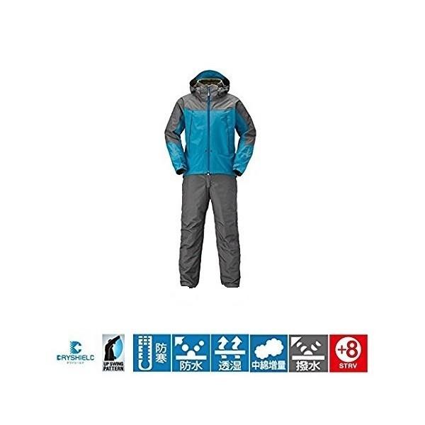 シマノ　ＲＢ‐０２５Ｑ　ＤＳアドバンスウォームスーツ　サクソニーブルー　Ｍ　