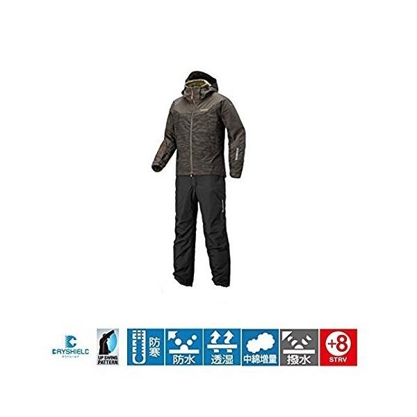 シマノ　ＲＢ‐０２５Ｑ　ＤＳアドバンスウォームスーツ　リップルブラウン　ＸＳ　
