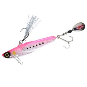 ハヤブサ　ジャックアイ　マキピタ　ＦＳ４４９−４０ｇ　７　リアル魚鱗ピンク網目夜光