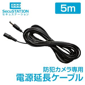 【新品未使用】防犯カメラセットSAH-N281、電源ケーブル20m SecuSTATION 防犯カメラ専用 電源延長ケーブル 20m : 防犯カメラ