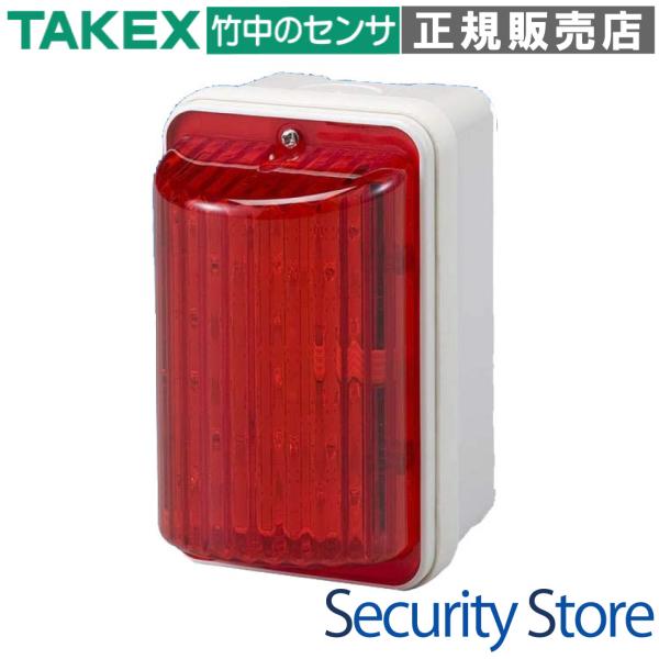 【LF-100RA】 LEDフラッシュライト AC100V 外部制御 レッド TAKEX 竹中エンジ...