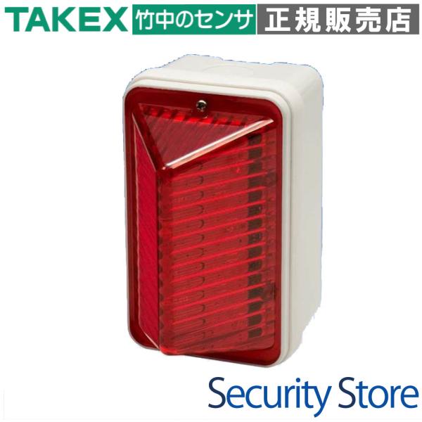 【LF-12R】 LEDフラッシュライト DC12〜24V 外部制御 レッド TAKEX 竹中エンジ...