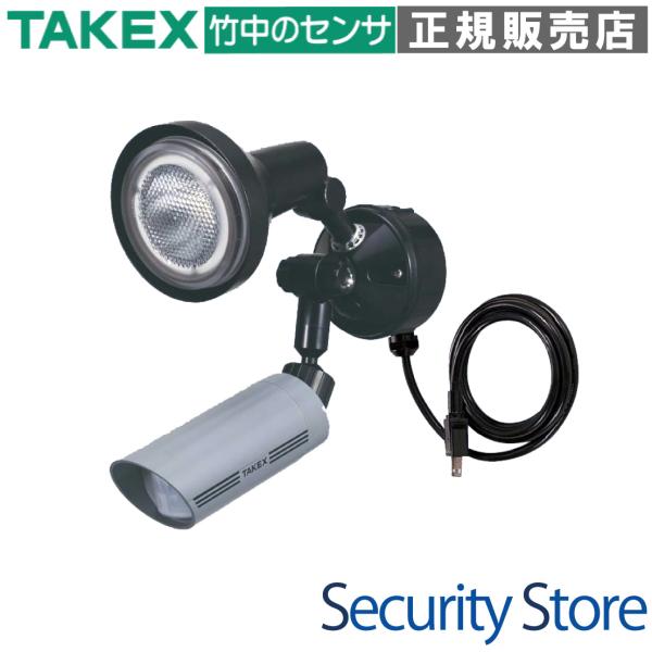 【LCL-301W(G)】 【在庫限り】人感・音感ライト 1灯型 ACプラグ式 グレー TAKEX ...