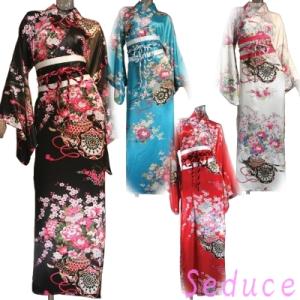 ドレス着物ロングドレス絢爛豪華艶やか浴衣としても！カラオケ大会ショードレス舞台イベントお祭りパーティ...