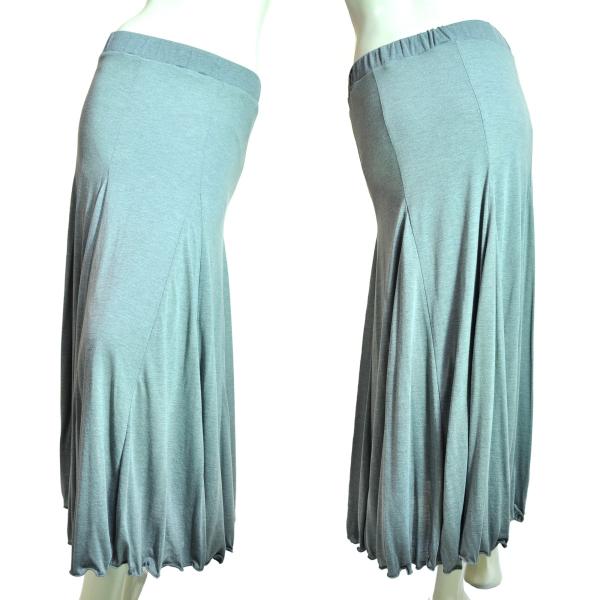 フレアロングスカート　１２枚はぎ　グレー　Ｓｅｄｕｃｅ