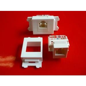 電話用 埋込式 モジュラージャック 6極６芯 工具不要　1個