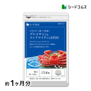 サプリ サプリメント グルコサミン コンドロイチン MSM 約1ヵ月分　グルコサミン サプリメント ダイエット｜seedcoms