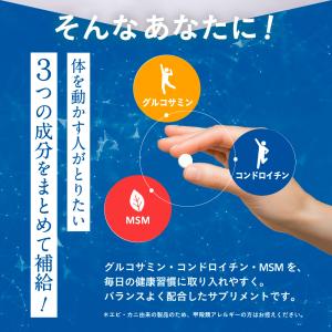 サプリ サプリメント グルコサミン コンドロイ...の詳細画像3