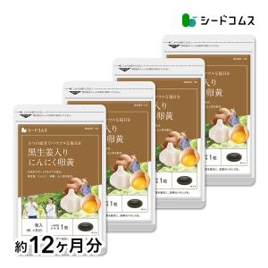 サプリ サプリメント にんにく卵黄 黒生姜入りにんにく卵黄 BIGサイズ約1年分　サプリ　サプリメント ダイエット 黒生姜 黒しょうが｜シードコムスYahoo!店