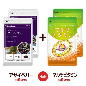 サプリ サプリメント アサイベリー　約6ヵ月分　マルチビタミン　約6ヵ月分　合計約12ヵ月分