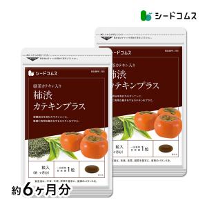 サプリ サプリメント カテキン入り柿渋サプリ　約6ヵ月分　お徳用半年分サプリSALE　サプリ　サプリメント ダイエット｜シードコムスYahoo!店