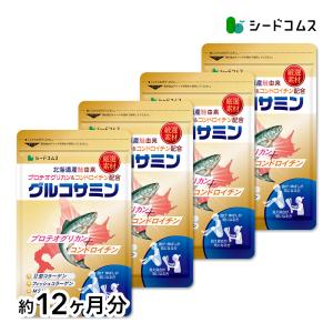 シードコムス 2型コラーゲン配合グルコサミン＆コンドロイチン＆MSM 1ヶ月分 90粒入×12セットの商品画像