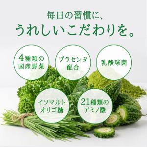 青汁 プラセンタ入り青汁 輝きの青汁 3グラム...の詳細画像3
