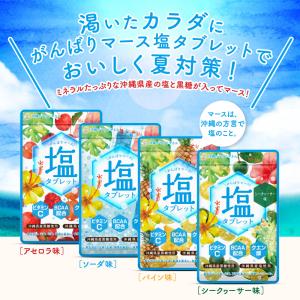 がんばりマース 塩タブレット ソーダ味(1袋2...の詳細画像1