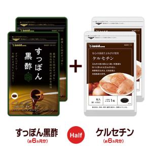 サプリ サプリメント 黒酢 国産すっぽん黒酢　約6ヵ月分　ケルセチン　約6ヵ月分　合計約12ヵ月分 ダイエット