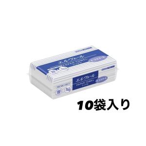 ペーパータオル エルヴェール エコスマート シングル 中判 703240 10袋セット