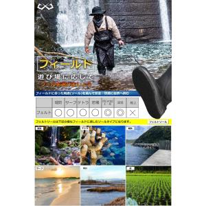 ウェーダー 釣り 渓流 胴長 胴長靴 フェルト...の詳細画像2