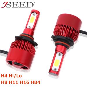 LEDヘッドライト H4 バルブ2個入り COB CSP搭載 Hi/Lo 車検対応