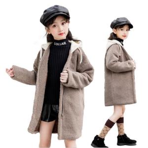 コート キッズ 女の子 子供服 冬服 韓国子供服 アウター 厚手 ボアコート ロングコート 冬コート キッズコート 子供コート フード付き 子ども服 おしゃれ 暖かい｜seeds-seeds