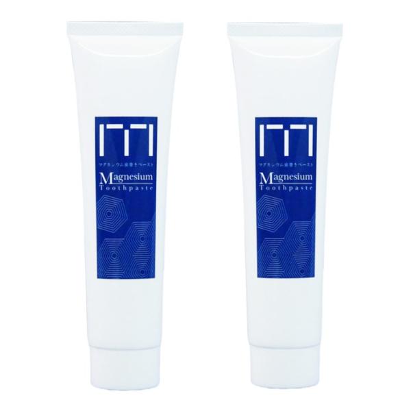 フッ素不使用 マグネシウム歯磨きペースト 120g ２本セット ニューサイエンス 歯磨き粉 トゥース...
