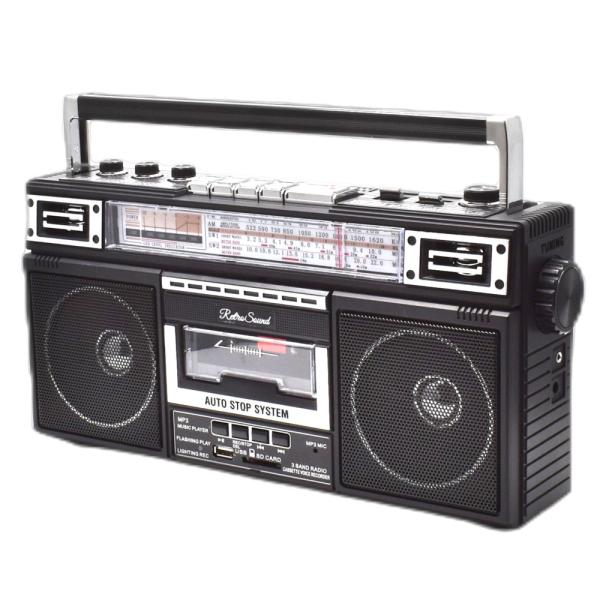 レトロサウンド・ラジオ・カセット・レコーダー RTR-S66 クマザキエイム レトロサウンド ラジオ...