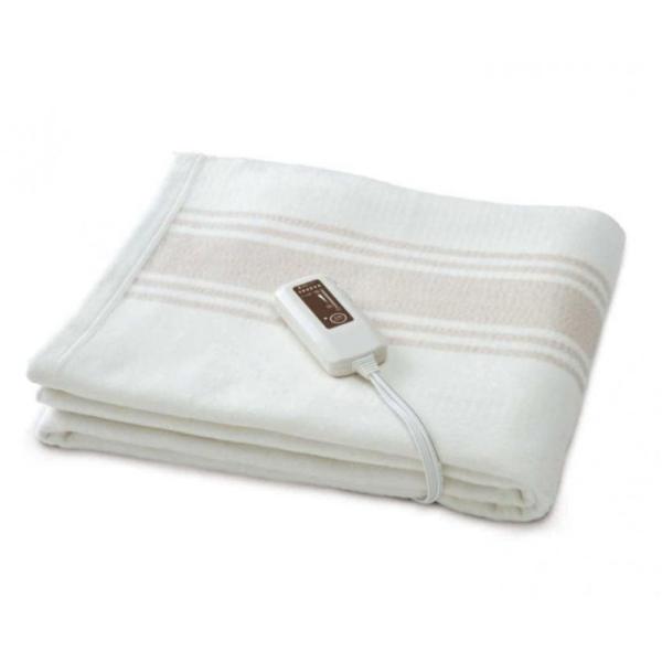 電気毛布 電気掛敷オーガニックコットン毛布 ZB-OC102 ゼンケン タイマー機能付き 掛け 敷き...