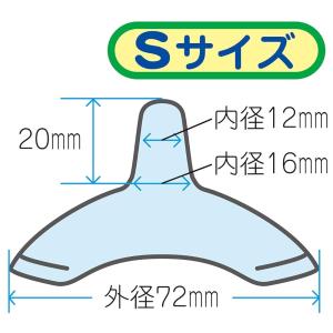 ママニップルシールド 乳頭保護器 S 2マイの詳細画像1