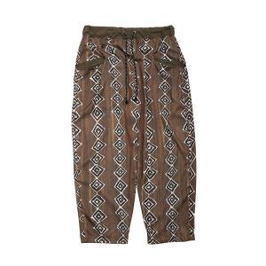 QUOLT クオルト | AFRICAN PANTS / イージーパンツ [BROWN]｜seek-sapporo